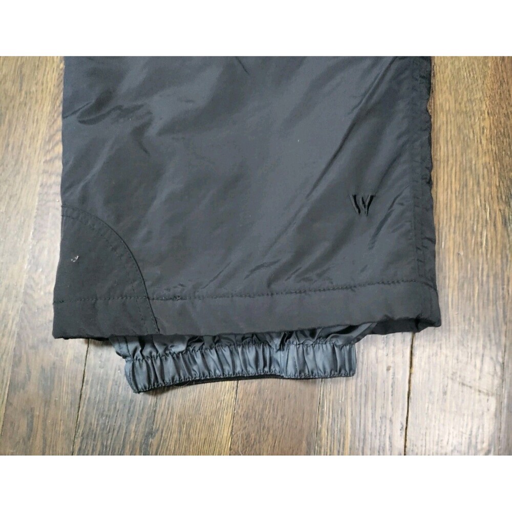 White Sierra Women's M Black Insulated Snow Bib Overalls Ski Pants Sledding EUC - Picture 4 of 8